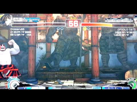 SSFIV AE 2012: Onimaru86 (yang) vs OPSOLO 1975 (E.Honda)