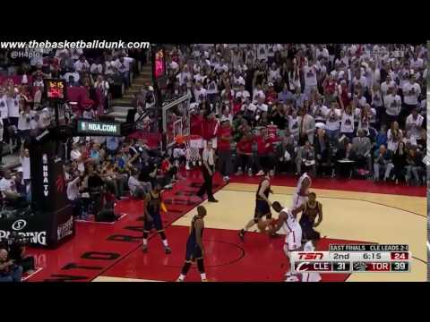Kyle Lowry Deep Three | Cavaliers vs Raptors | Game 4 | May 23, 2016 | 2016 NBA Playoffs