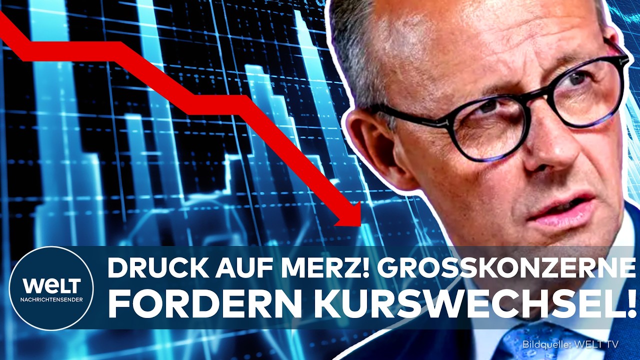 BRANDBRIEF AN MERZ: Deutschlands Großkonzerne machen Druck und fordern Entlastung von der Regierung!