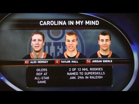 Gene Principe - All stars Hemsky, Hall and Ebere - Oilers at Dallas 01-11-2011