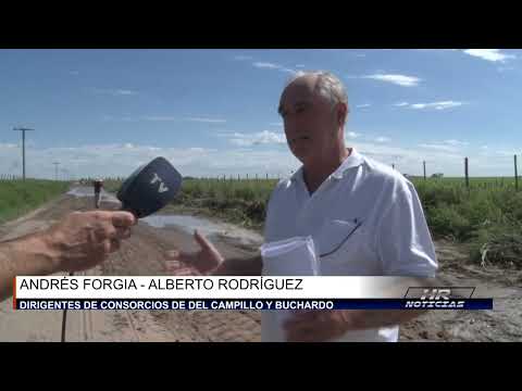 ANDRÉS FORGIA - ALBERTO RODRÍGUEZ - CAMINOS ANEGADOS - DIRIGENTES CONSORCIOS DEL CAMPILLO Y BUCHARDO