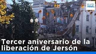 3 años desde la liberación de Jersón: sin tropas rusas, pero bajo miles de drones