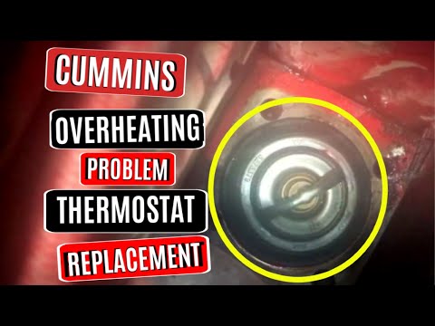 Cummins ISL9 Overheating problem and Thermostat  Replacement