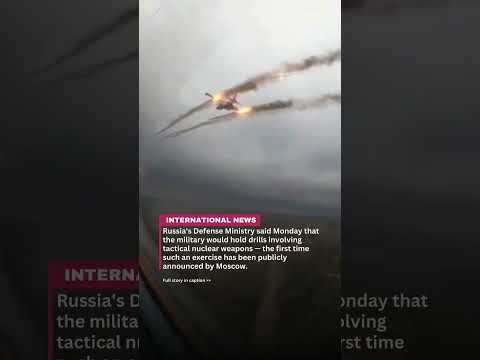 What are tactical nuclear weapons and why did Russia order drills?