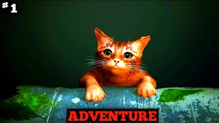 ADVENTUROUS LIFE OF A CAT IN A FUTURISTIC WORLD | WHAT IS BEHIND THE WORLD ?? STRAYGAMEPLAY#1 #hindi
