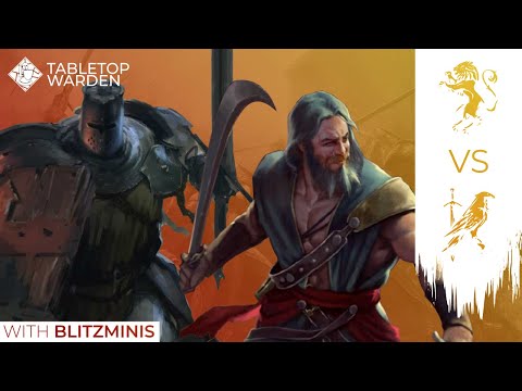 ASOIAF TMG Battle Report 11 - Lannister (Gregor) vs Nightswatch (Daario) [English] with Blitzminis