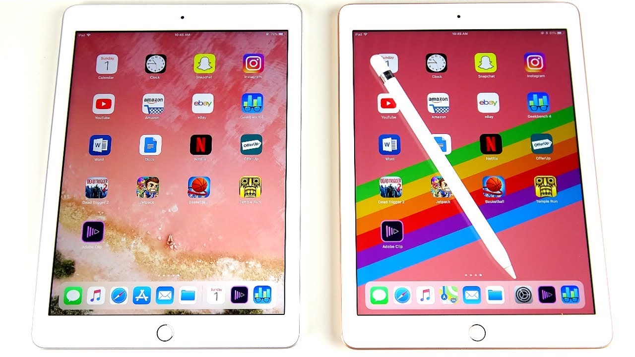 2017 iPad vs 2018 iPad Speed test!