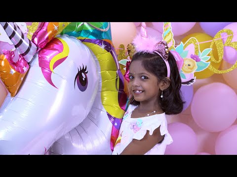 Unicorn Birthday Celebration & Cake Cutting Ceremony | 7th Birthday