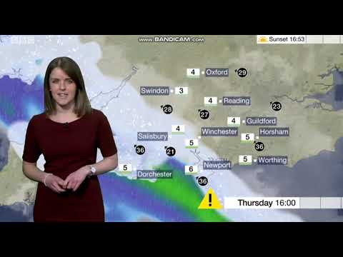 Alex Osbourne - South Today weather - (31st January 2019) - 60 fps Better Quality