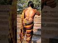Desi Aunty Wearing Beautiful Backless Blouse Saree Looking Gorgeous Backlessblouse Sareefashion