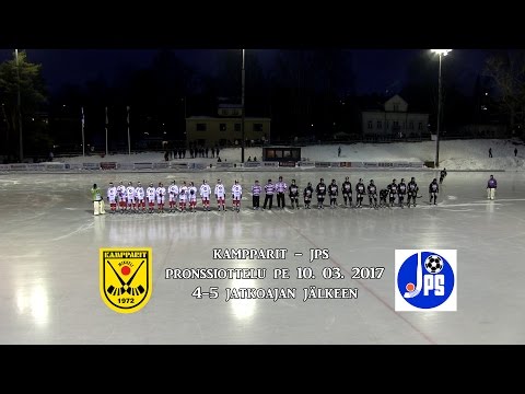 Kooste Bandyliigan pronssiottelusta Kampparit - JPS 10.3.2017