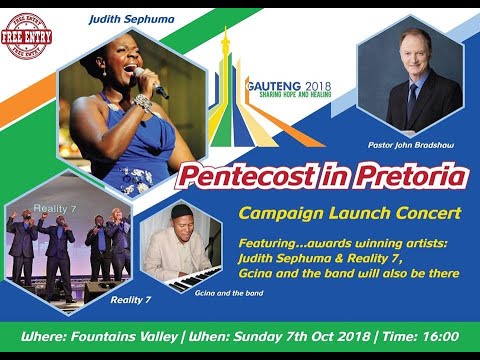 GAUTENG 2018 FOUNTAINS || JOHN BRADSHAW ||  GOD'S HOLY DAY