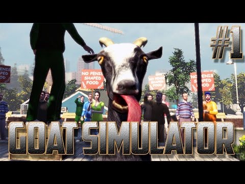 , title : 'משחקים Goat Simulator | פרק #1'