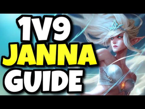 How to carry EVERY game as Janna in Season 16... (1v9 JANNA GUIDE)