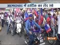 Gujarat Polls: Amid restrictions, Hardik Patel holds massive road show in Ahemdabad