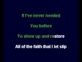 Smokie Norful I Need You Now karaoke 