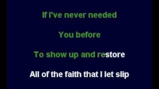 Smokie Norful I Need You Now karaoke