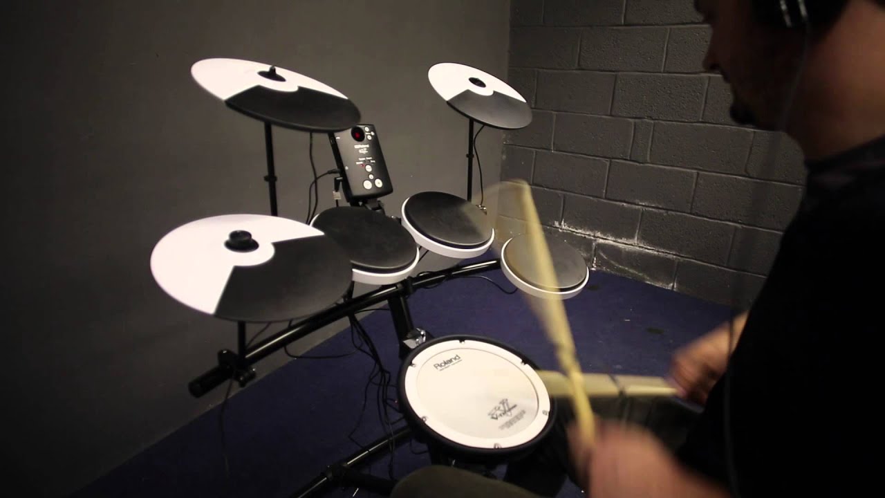 Roland TD-1KV electronic drum kit hands-on demo for Rhythm Magazine - YouTube