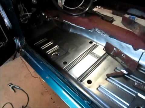 1968 Mustang Driver's side floor pan. "Jade" part 6