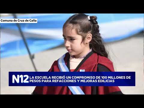 🏛️ Visita del Gobernador Martín Llaryora a la Comuna de Cruz de Caña –Mabel Ahumada