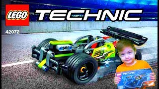 LEGO Technic Зеленый гоночный автомобиль (42072) - відео 2