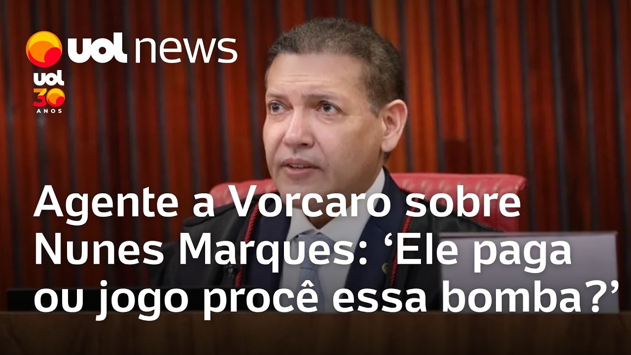 Nunes Marques é citado por agente de viagens a Vorcaro: 'Ele paga ou jogo procê essa bomba?'