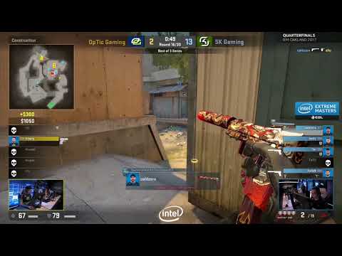 coldzera pistol round ACE vs OpTic [ IEM Oakland 2017 ]