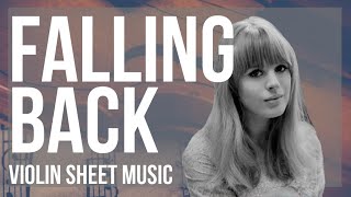 Violin Sheet Music: How to play Falling Back by Marianne Faithfull