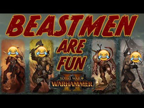 Beastmen are FUN and GOOD (in Multiplayer) - vs Skaven // Total War: WARHAMMER II