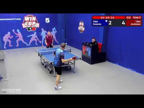 12:00 Саенко Олег  0-3 Андреев Олег  стол 5  ЮГ-2  14.07.22