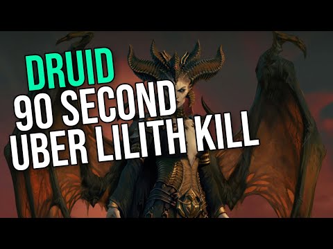 90 second Uber Lilith kill - Poison Shred [Diablo 4]