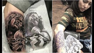 Fredo Santana's Wife Get His Face Tattoo On Her Arm To Always See Him