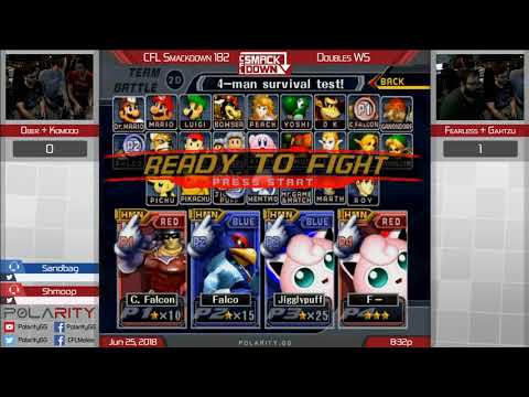CFL Smackdown 182 Melee - Ober + Komodo vs Gahtzu + Fearless - Doubles WS