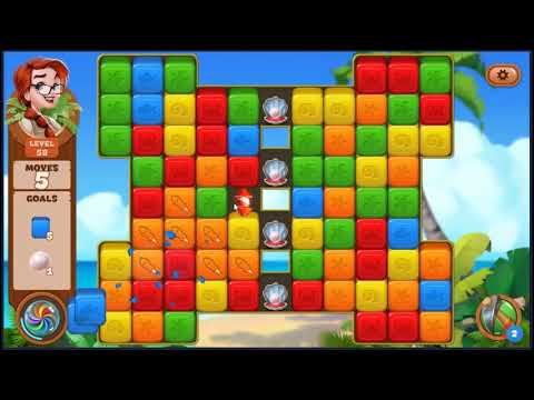 Lost Island Blast Adventure Level 58 - NO BOOSTERS 🏝️ | SKILLGAMING ✔️