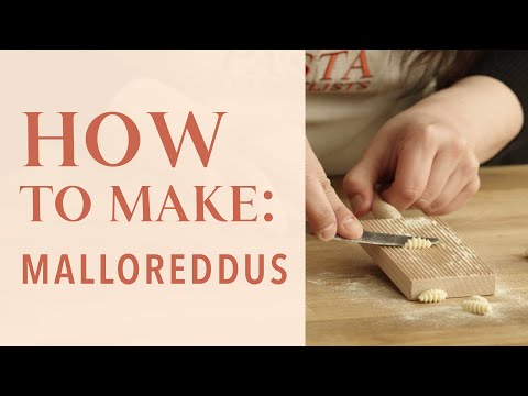 How to make malloreddus, or gnocchetti sardi