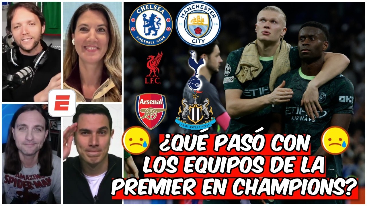 CATASTRÓFICO ARRANQUE de la Premier League en la ida de los 8vos de la Champions League | Exclusivos