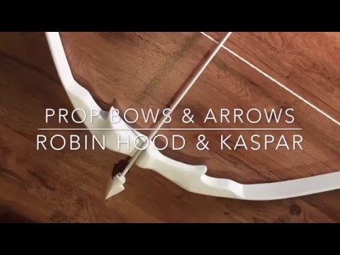 (4) Prop Bows & Arrows