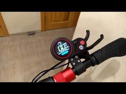 Краткий обзор электросамоката Max speed mini 5 настройки бортового компьютера