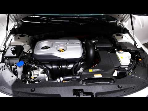 New 2018 Kia Optima SX Plug In Hybrid - Engine Bay Tour - 2017 LA Auto Show, Los Angeles CA