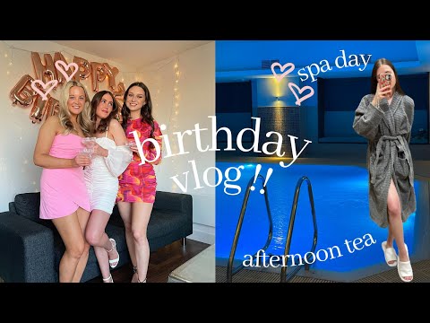 24th birthday vlog !! // spa day at Midland Hotel, Manchester night out | Alice Hope