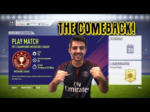 THE COMEBACK VOL. 2! - #ROAD TO RONALDO NAZARIO #35 - #FIFA 18 ULTIMATE TEAM