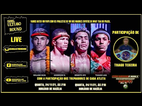 🚨ESCLUSIVO: LIVE COM 4 ATLETAS DO PREMIUM FIGTH SUPER 8 MUAY THAI. Feat. THIAGO TEIXEIRA. - #EP14