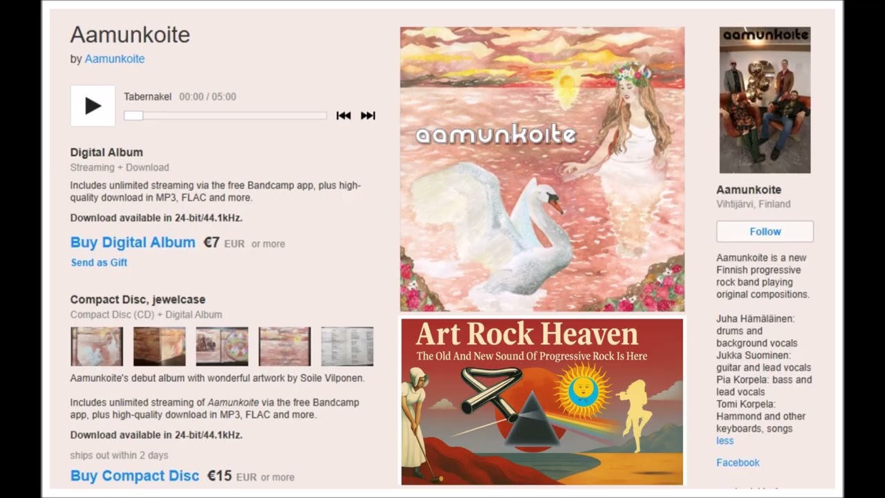 Aamunkoite(Finland)-Aamunkoite(2022)-Varjot, (Progressive rock, Symphonic Prog).