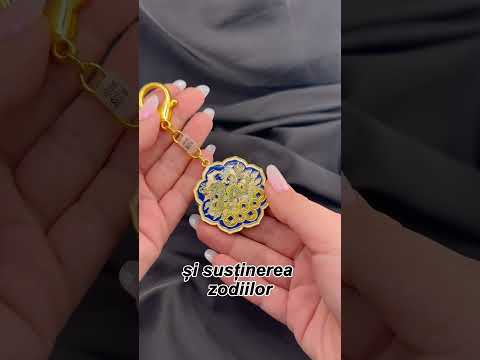 Breloc amuleta Feng Shui Dragonul Celest