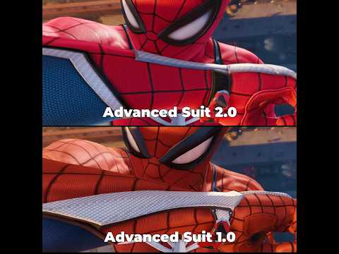 Spider-Man Advanced Suit 2.0 Vs Advanced Suit 1.0 - Marvel's Spider-Man