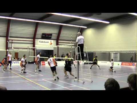 Volleybal Heren 1e div A: De Witte Olhaco H1 - Sovoco H1 [02-11-2013]