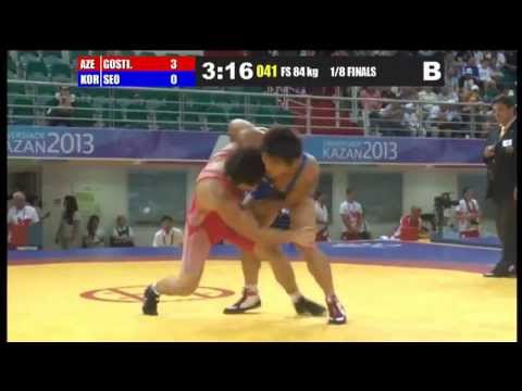 Kazan-2013 / Aleksandr Gostiyev AZE) - Minvon Seo (KOR) - 1/8 final