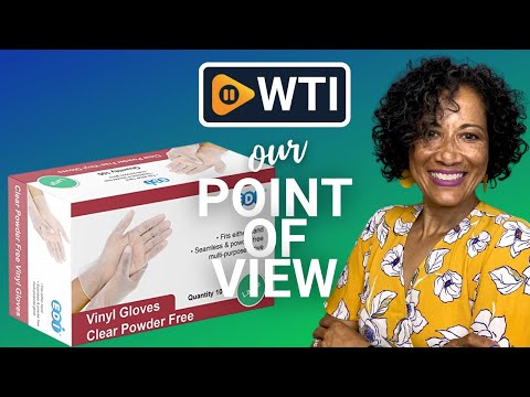 EDI Disposable Vinyl Gloves - WTI product video review
