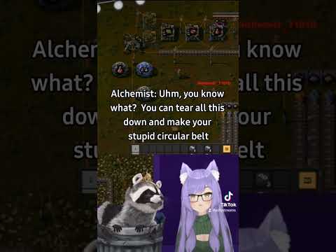 Alchemist just can't admit when he's wrong in Factorio! #shorts