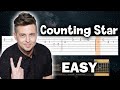 One Republic - Counting Star - EASY Guitar tutorial (TAB)